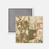 William Morris - Trellis Magnet (Vorderseite/Rückseite)