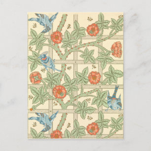 William Morris Trellis Pattern Postkarte