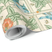 William Morris Trellis Victorian Wallpaper Geschenkpapier (Rolleneckpunkt)
