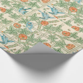 William Morris Trellis Victorian Wallpaper Geschenkpapier (Ecke)