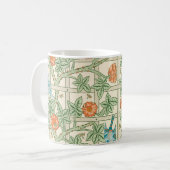 William Morris Trellis Victorian Wallpaper Kaffeetasse (Vorderseite Links)