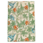 William Morris Trellis Victorian Wallpaper Mittlere Geschenktüte (Rückseite)