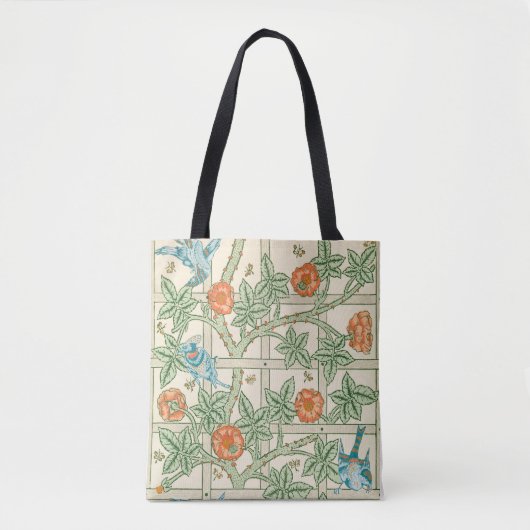 William Morris Trellis Victorian Wallpaper Tasche (Vorderseite)