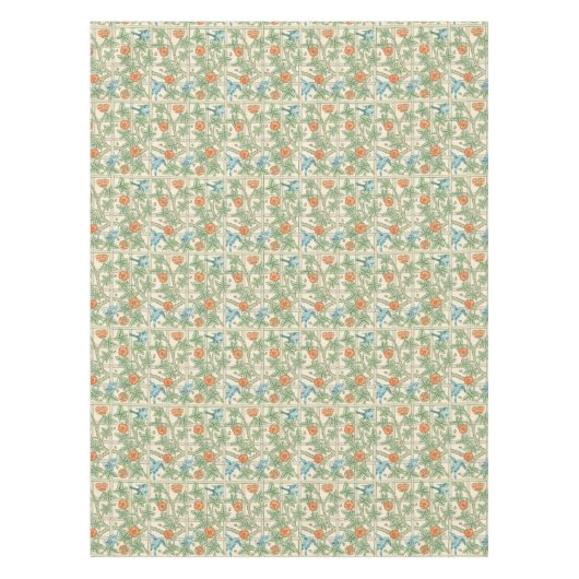William Morris Trellis Victorian Wallpaper Tischdecke (Vorderseite)
