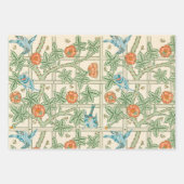 William Morris Trellis viktorianische Tapete Geschenkpapier Set (Vorderseite 3)