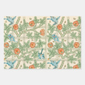 William Morris Trellis viktorianische Tapete Geschenkpapier Set (Vorderseite 2)