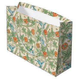 William Morris Trellis viktorianische Tapete Große Geschenktüte