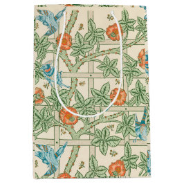 William Morris Trellis viktorianische Tapete Mittlere Geschenktüte