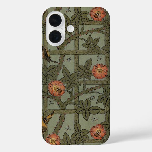 William Morris Trellis Wallpaper Art Case-Mate iPhone Hülle (Rückseite)