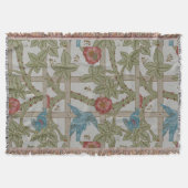 William Morris Trellis Wallpaper Art Decke (Vorderseite)