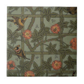William Morris Trellis Wallpaper Art Fliese (Vorderseite)