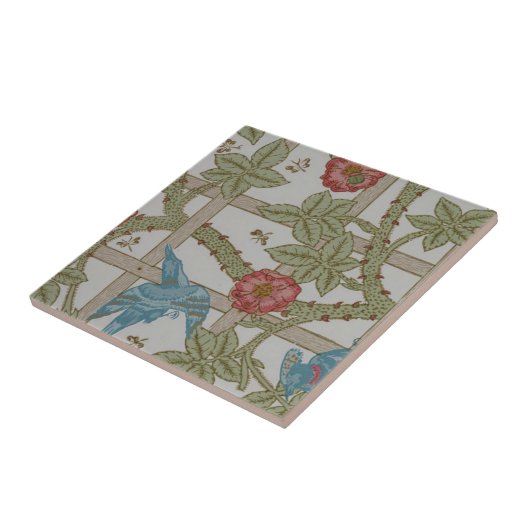 William Morris Trellis Wallpaper Art Fliese (Seite)