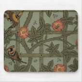 William Morris Trellis Wallpaper Art Mousepad (Vorne)