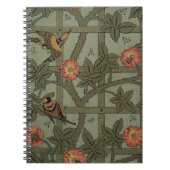 William Morris Trellis Wallpaper Art Notizblock (Vorderseite)