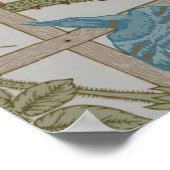 William Morris Trellis Wallpaper Art Poster (Ecke)