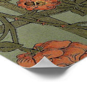 William Morris Trellis Wallpaper Art Poster (Ecke)