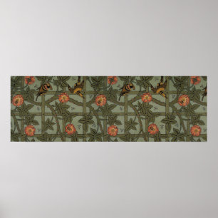 William Morris Trellis Wallpaper Art Poster