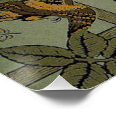 William Morris Trellis Wallpaper Art Poster (Ecke)