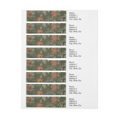 William Morris Trellis Wallpaper Art Rundum-Adressaufkleber (Bogen)