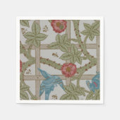 William Morris Trellis Wallpaper Art Serviette (Vorderseite)