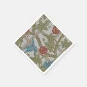 William Morris Trellis Wallpaper Art Serviette (Ecke)