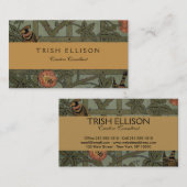 William Morris Trellis Wallpaper Art Visitenkarte (Vorne/Hinten)