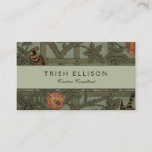 William Morris Trellis Wallpaper Art Visitenkarte (Vorderseite)