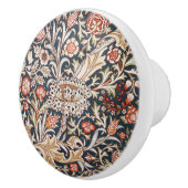 William * Morris Trent Floral Red Indigo Gold Keramikknauf (Rechts)