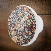 William * Morris Trent Floral Red Indigo Gold Keramikknauf