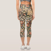 William Morris Trent Garden Blume Classic Botanic Capri Leggings (Rückseite)