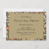 William Morris Trent Garden Blume Classic Botanic Einladung (Rückseite)