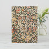 William Morris Trent Garden Blume Classic Botanic Einladung (Stehend Vorderseite)