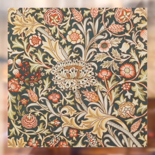 William Morris Trent Garden Blume Classic Botanic Fensteraufkleber (Blatt 2)
