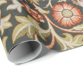William Morris Trent Garden Blume Classic Botanic Geschenkpapier (Rolleneckpunkt)