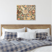 William Morris Trent Garden Blume Classic Botanic Leinwanddruck (Insitu (Schlafzimmer))