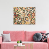 William Morris Trent Garden Blume Classic Botanic Leinwanddruck (Insitu (Wohnzimmer))
