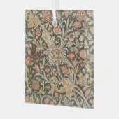 William Morris Trent Garden Blume Classic Botanic Ornament Aus Glas (Vorderseite links)