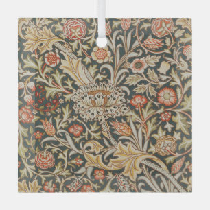 William Morris Trent Garden Blume Classic Botanic Ornament Aus Glas