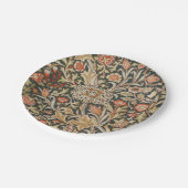 William Morris Trent Garden Blume Classic Botanic Pappteller (Schrägansicht)