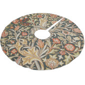 William Morris Trent Garden Blume Classic Botanic Polyester Weihnachtsbaumdecke (Schrägansicht)
