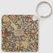 William Morris Trent Garden Blume Classic Botanic Schlüsselanhänger (Rückseite)