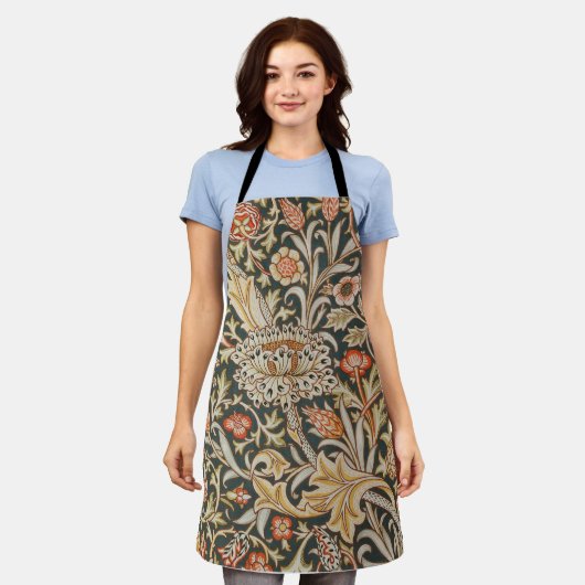 William Morris Trent Garden Blume Classic Botanic Schürze (Getragen)