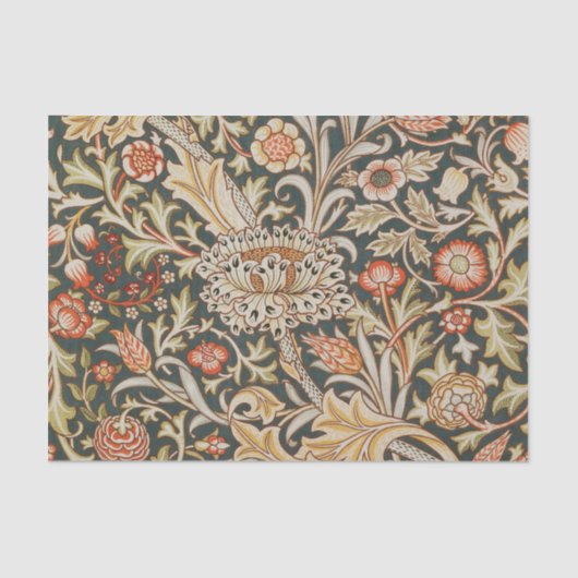 William Morris Trent Garden Blume Classic Botanic Seidenpapier (Vorderseite)