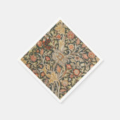 William Morris Trent Garden Blume Classic Botanic Serviette (Ecke)