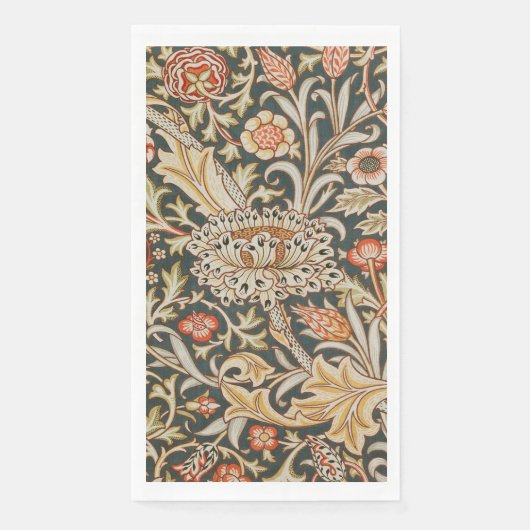 William Morris Trent Garden Blume Classic Botanic Serviette (Vorderseite)