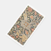William Morris Trent Garden Blume Classic Botanic Serviette (Ecke)