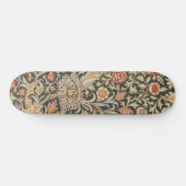 William Morris Trent Garden Blume Classic Botanic Skateboard (Horizontal)