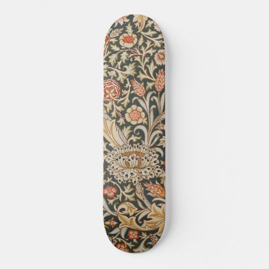 William Morris Trent Garden Blume Classic Botanic Skateboard (Vorderseite)