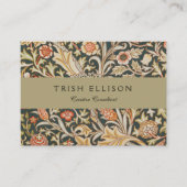 William Morris Trent Garden Blume Classic Botanic Visitenkarte (Vorderseite)