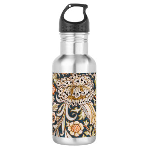William Morris Trent Garden Blume Pattern Classic Edelstahlflasche